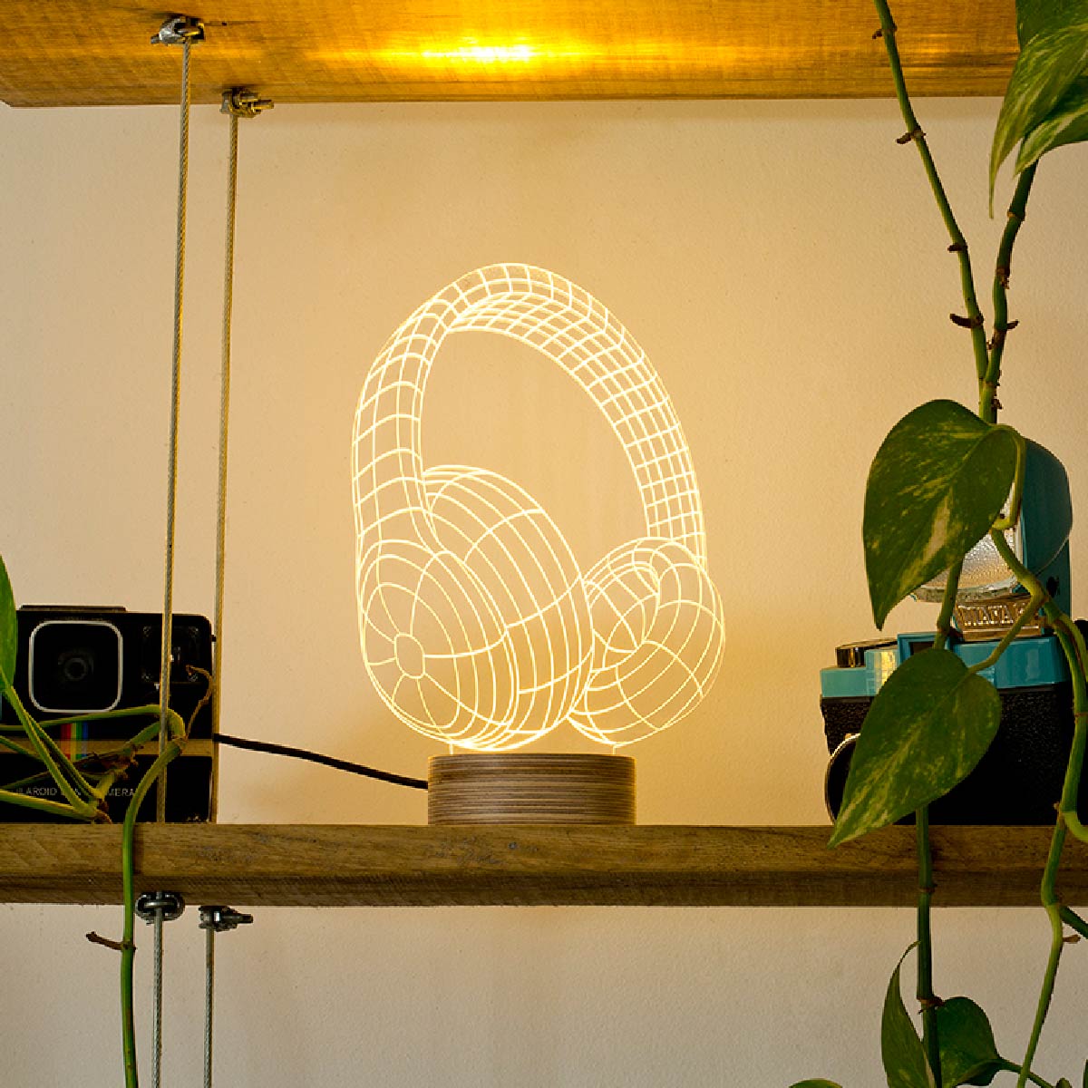 HEADPHONES Led Lamp