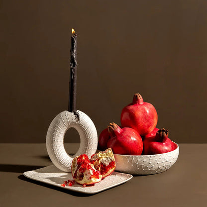 Serving Bowl | White with White Stars