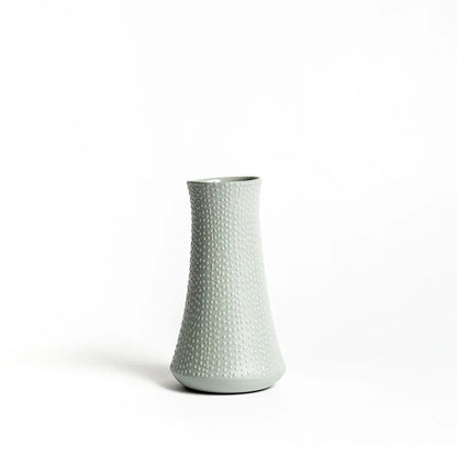 Tall Mini Vase | Pebble Gray with Gray Stars