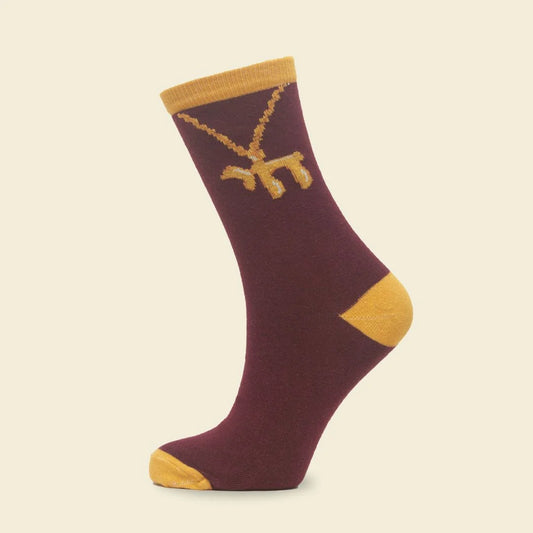 Chai Necklace Socks – Size 8-12.5