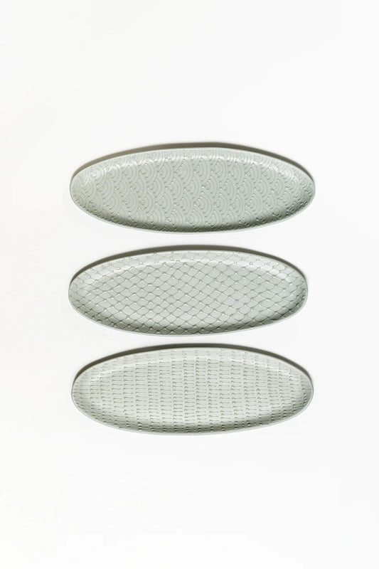 Oval Plate | Pebble Stone