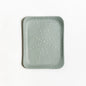 Mini Square Serving plate |Stone Shadow Gray with Gray Wheat