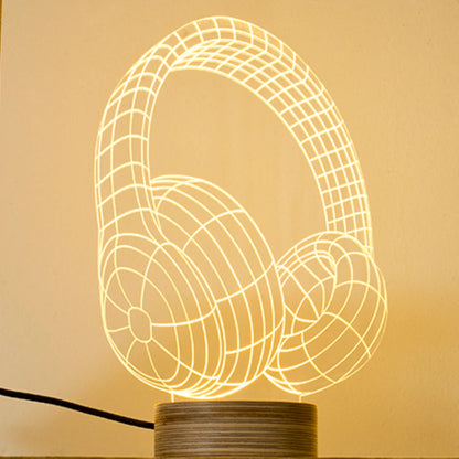 HEADPHONES Led Lamp