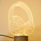 HEADPHONES Led Lamp