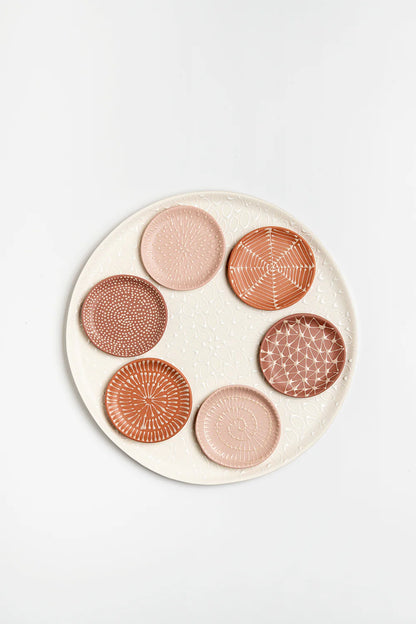 Full Seder Plate | White and Nature Colors