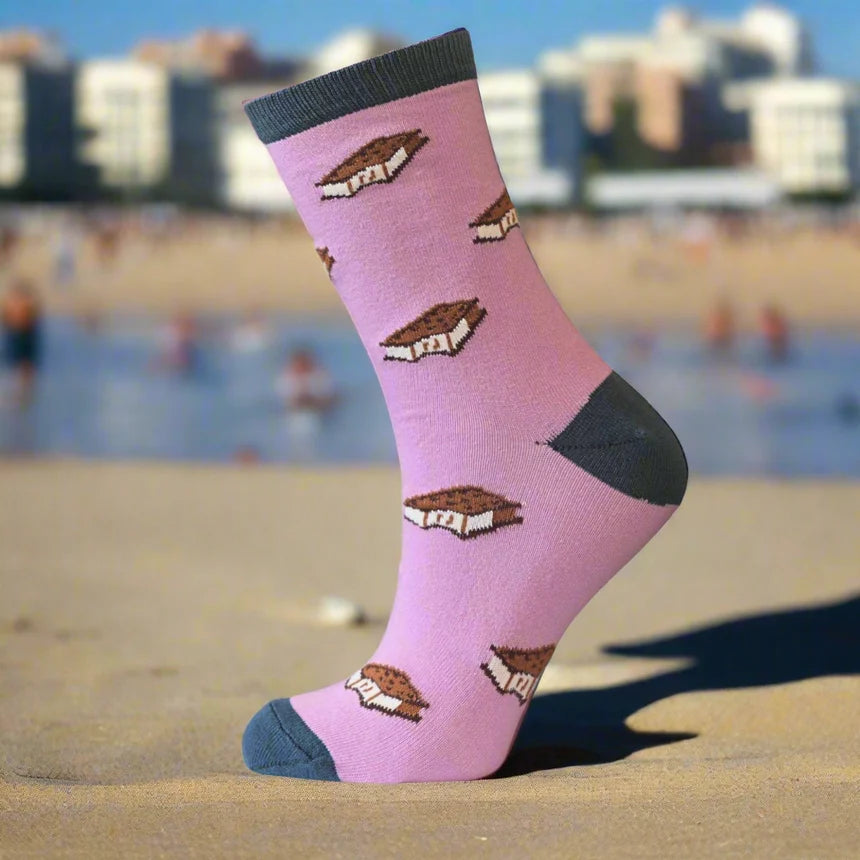 Ice Cream Sandwich (Kastata) Socks – Size 8-12.5