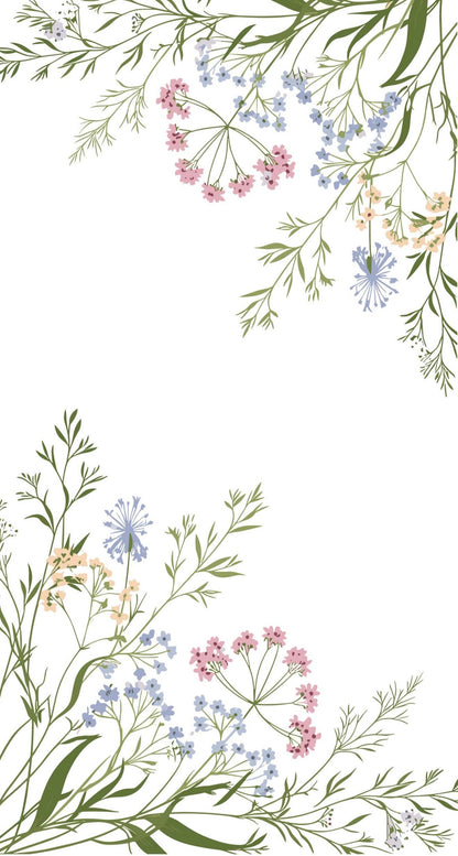 Delicate Wildflower - Printed Guest Towel