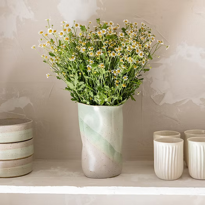 Large Ceramic Vase Quiet Flow - Dead Sea