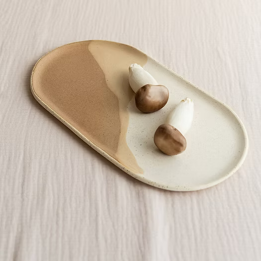 Small Oval Ceramic Tray – Desert