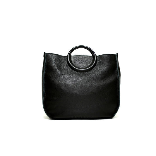 TALI – Handmade Leather Crossbody Bag - Black