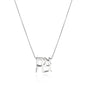 Silver Ahava Necklace
