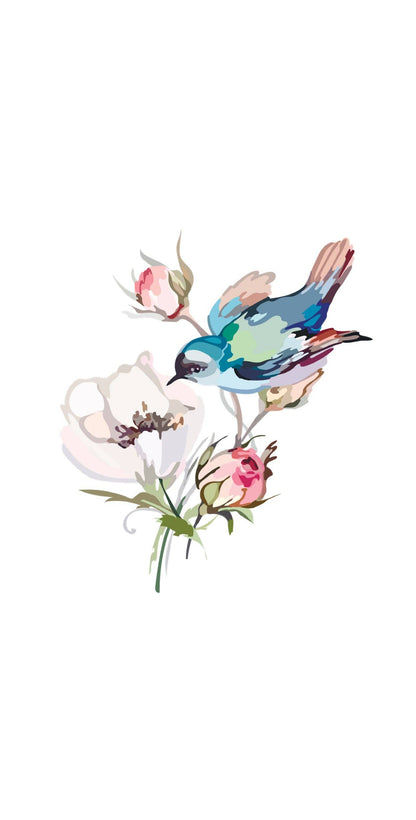 Bird Floral - Printed Guest Towel