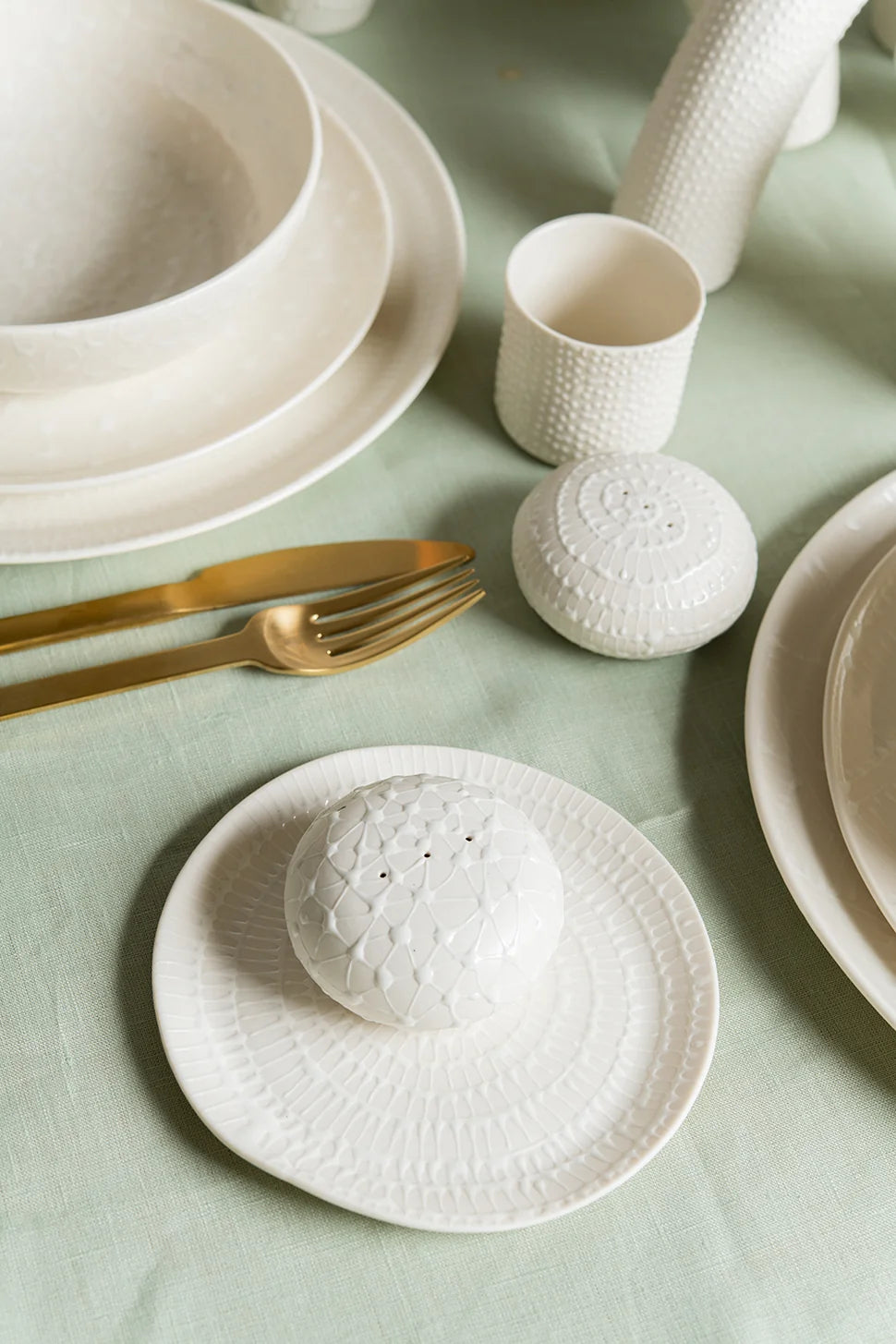 Salt and Pepper Shakers | Double White