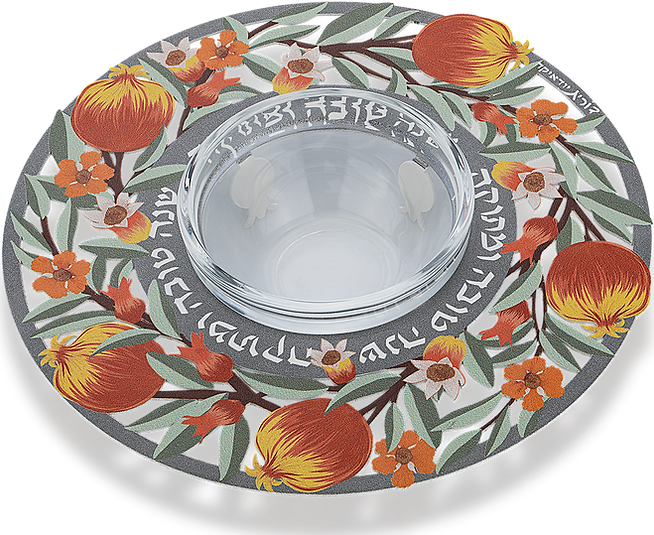 Pomegranate Mandala Honey Dish