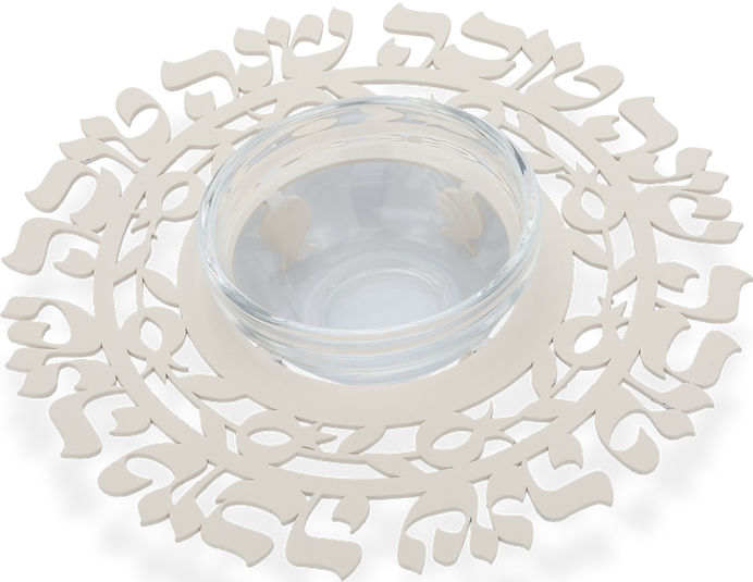 "Shanah Tovah" Honey Dish – Cream
