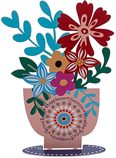 Blessings & Wishes Flower Pitcher – English