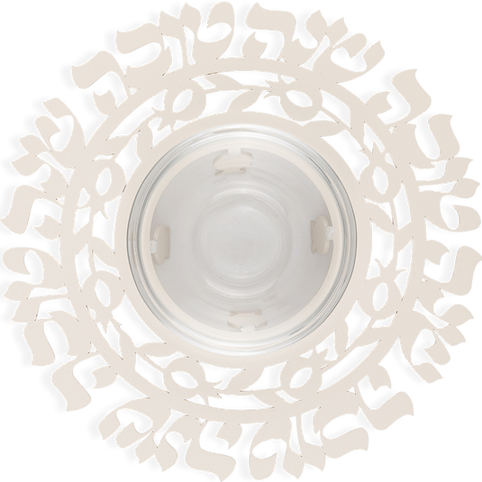 "Shanah Tovah" Honey Dish – Cream
