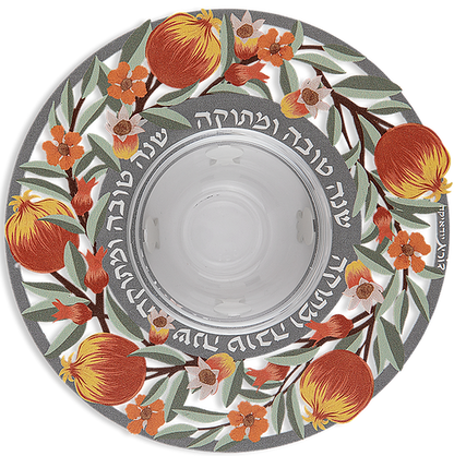 Pomegranate Mandala Honey Dish