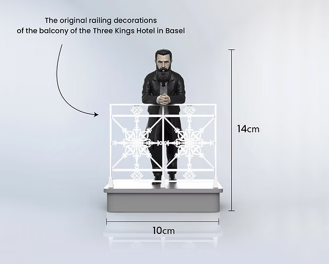 Theodor Herzl Figurine - The Balcony Version
