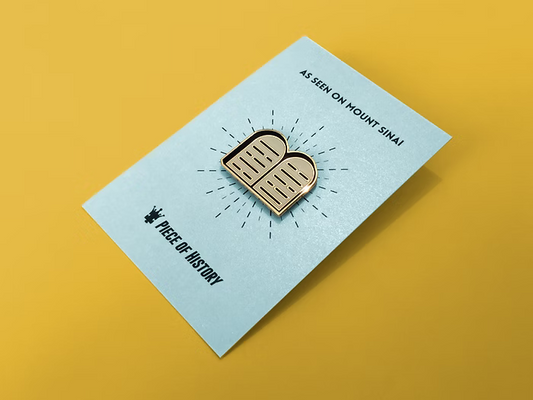 Stone Tablets Enamel Pin