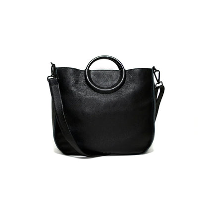 TALI – Handmade Leather Crossbody Bag - Black