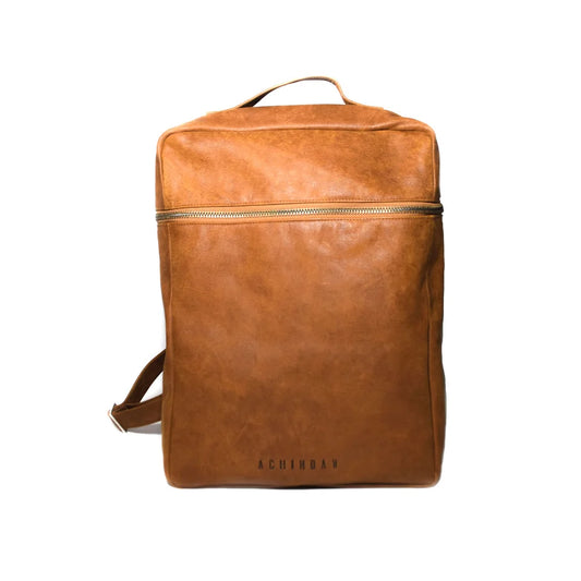ALICE – Handmade Leather Backpack – Camel