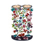 Laser-Cut Candlesticks with Hand-Painted - Butterfly