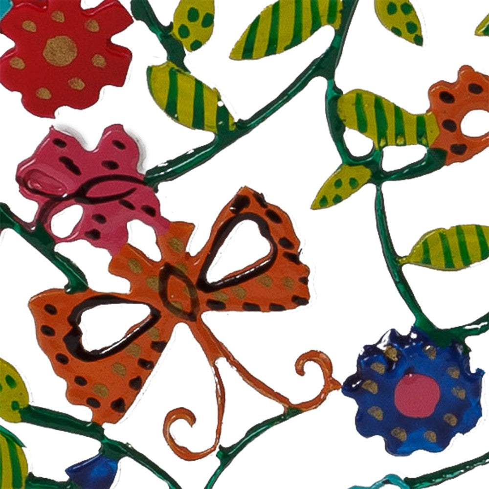 Laser-Cut Candlesticks with Hand-Painted - Butterfly