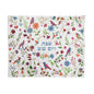 Challah Cover – Full Embroidery – Birds & Flowers