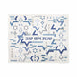 Challah Cover – Full Embroidery – Star of David – Blue