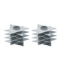 Star of David Candlesticks - Silver
