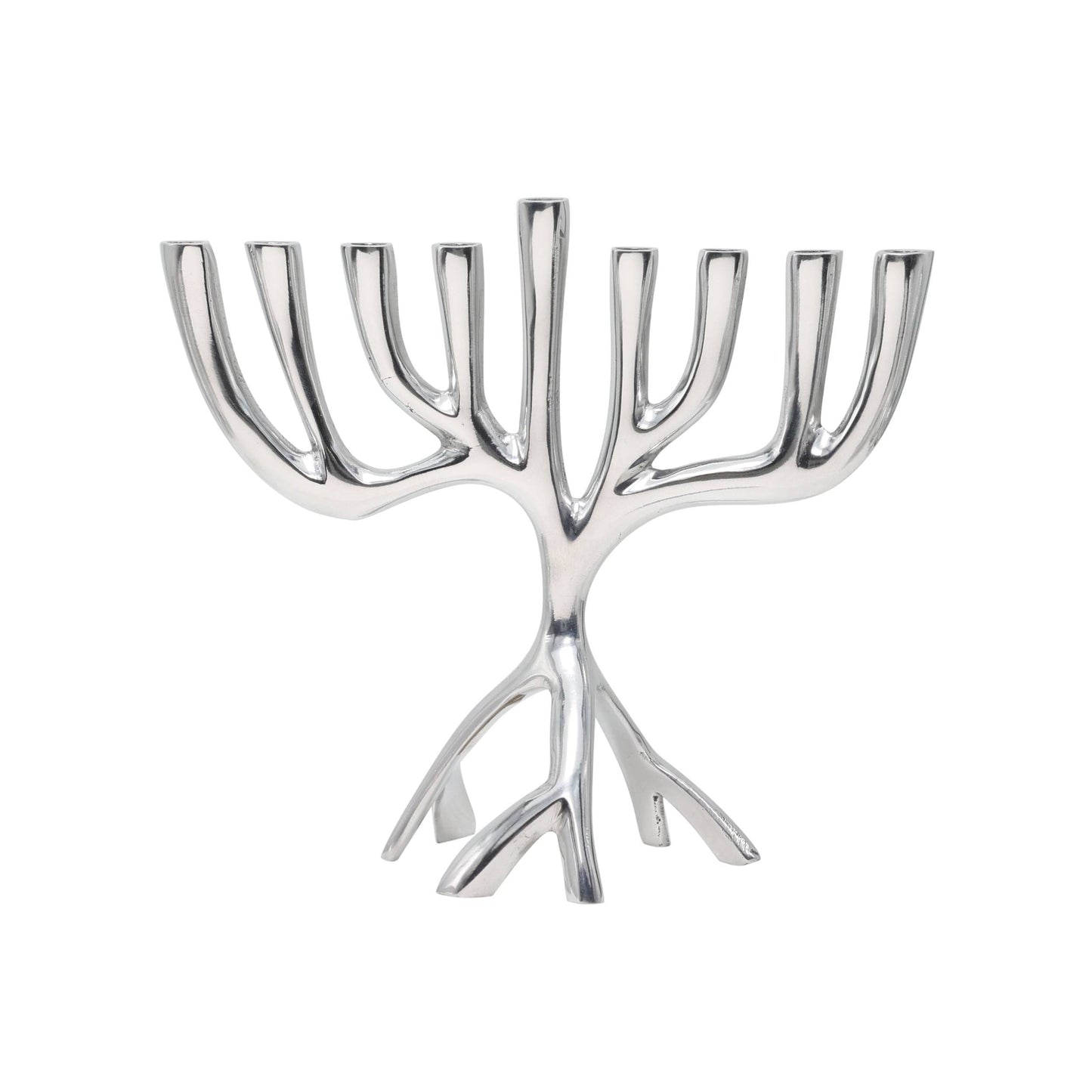 Tree of Life Hanukkah Menorah - Small 7.9"