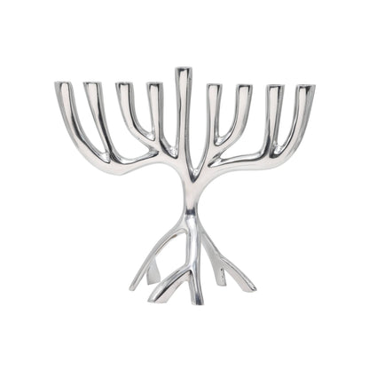 Tree of Life Hanukkah Menorah - Small 7.9"