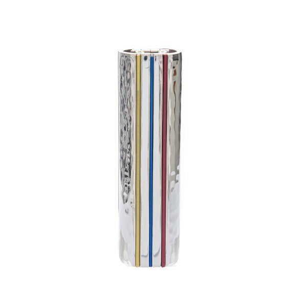 Foldable Travel Hanukkah Menorah – Colorful Metal