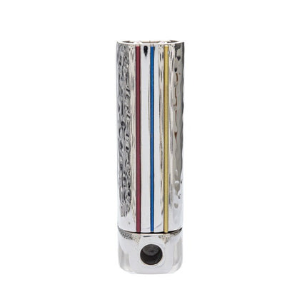 Foldable Travel Hanukkah Menorah – Colorful Metal