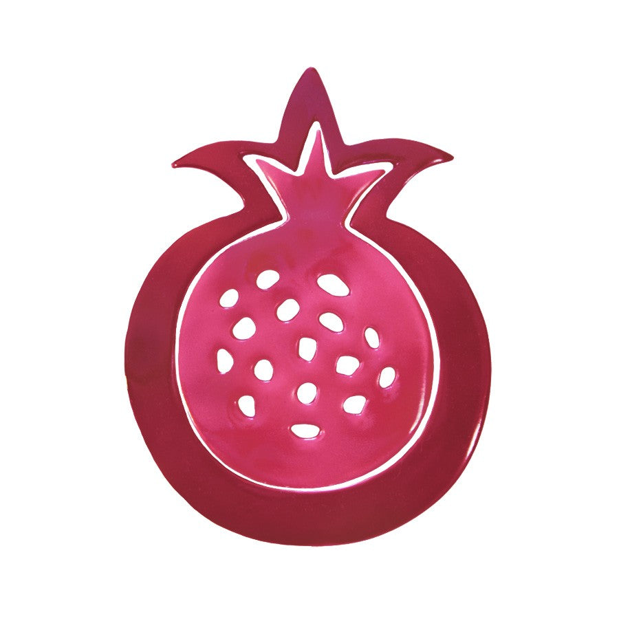 Trivet – Painted – Two-Piece Pomegranate Design