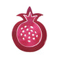 Trivet – Painted – Two-Piece Pomegranate Design