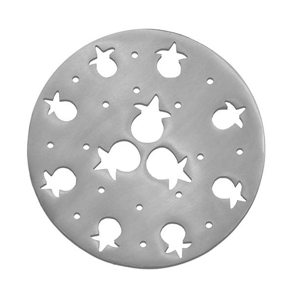 Aluminum Trivet – Pomegranate Design