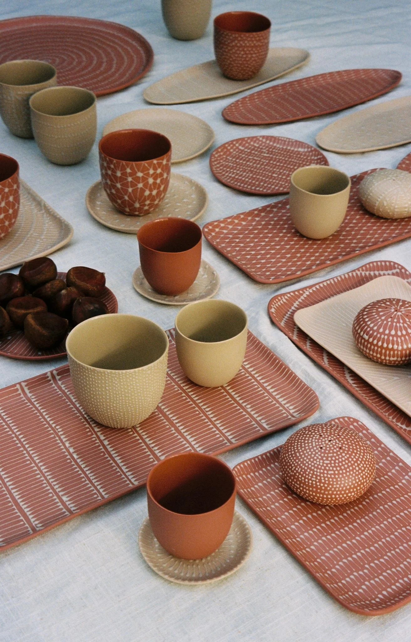 Luna Cup in Sand and Beige