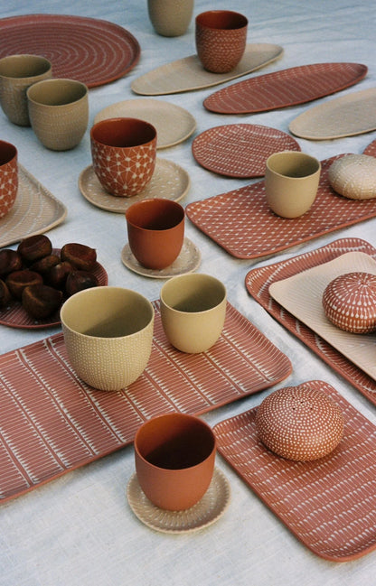 Luna Cup in Sand and Beige