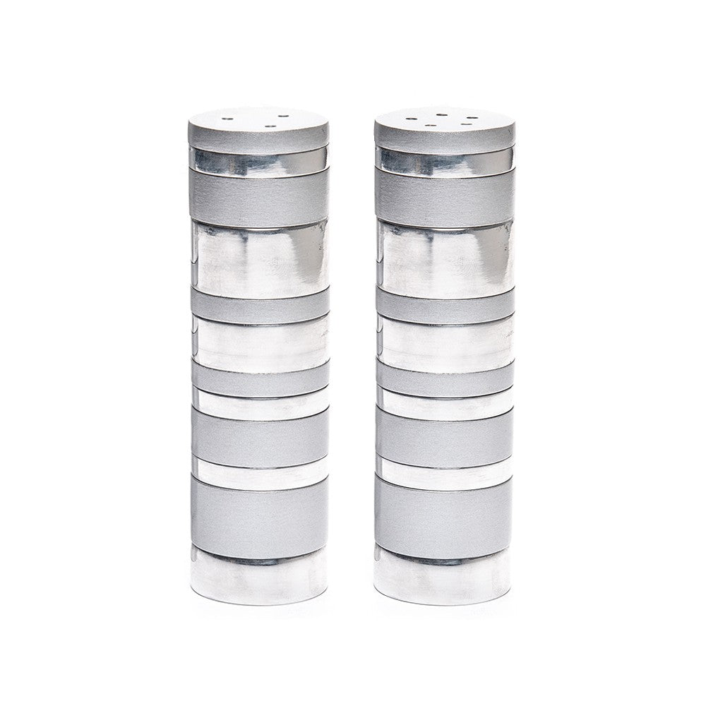 Salt & Pepper Set – Ring Design with Matte & Polished Finish