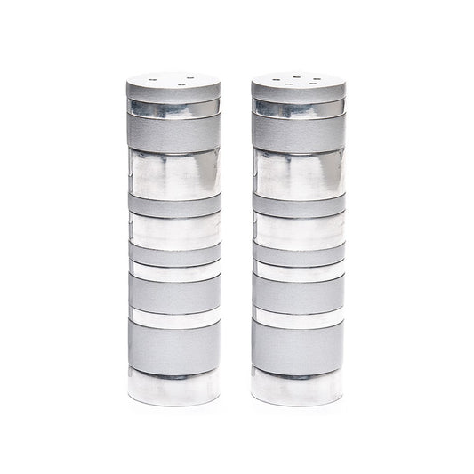 Salt & Pepper Set – Ring Design with Matte & Polished Finish