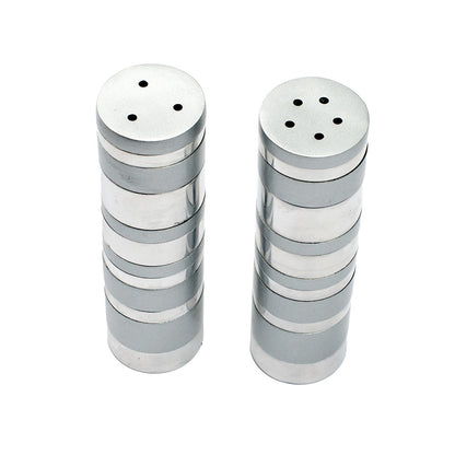 Salt & Pepper Set – Ring Design with Matte & Polished Finish