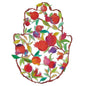 Medium Hamsa with Enamel Finish – Pencil Drawn Pomegranate