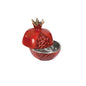 Small Open Aluminum Pomegranate – Red