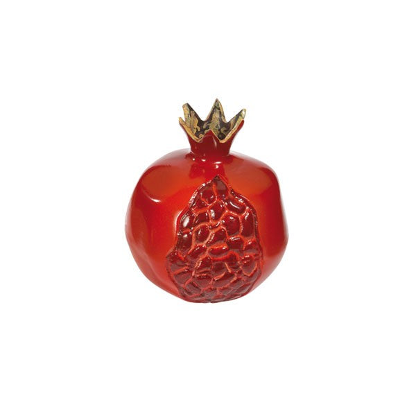 Small Closed Aluminum Pomegranate – Red