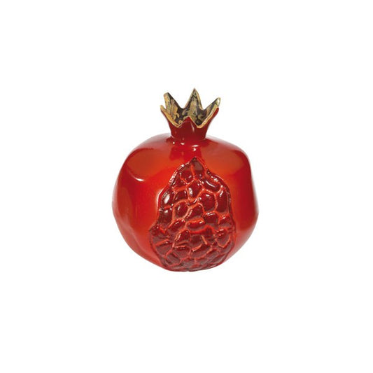 Small Closed Aluminum Pomegranate – Red