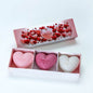 Three Heart Soap Gift Set – "Words from the Heart" – Pink