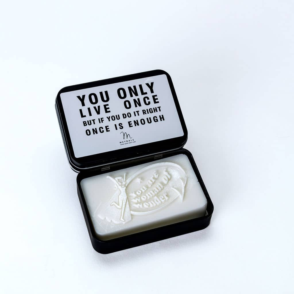 Scented Soap in a Tin – "You Only Live Once"