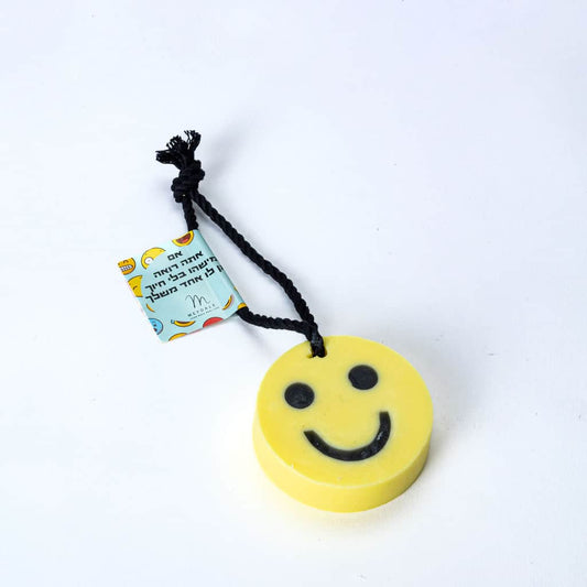 Happy Smiley Soap with Hanging Rope